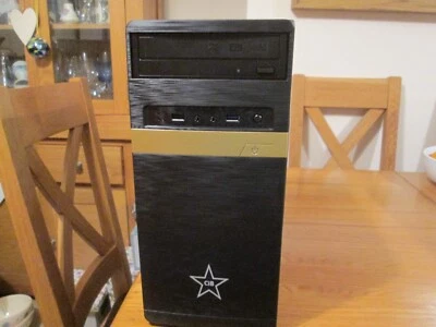 Custom AMD Athlon 5350 Quad Core 2.05Ghz PC, 256Gb SSD, 16Gb RAM, Windows 10 - Image 1 of 4