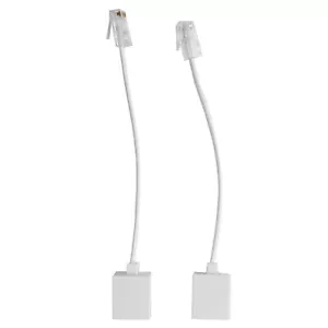 2 socket 8P4C / RJ45 male RJ11 6P4C to female M / F Adapter telephone3849 - Bild 1 von 10
