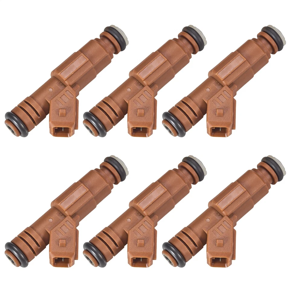 Set of 6 Fuel Injector compatible with Volvo 1998-2009 C70 S70 S80 S60 L5 - Image 1 of 1
