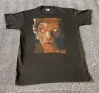 Vintage 1986 John Fogerty Eye of The Zombie Tour Graphic T-Shirt Faded Black XL
