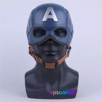 1:1 Captain America Wearable Helmet Replica Cosplay Costume Props Headwear GiftS - Image 1 of 4