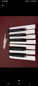Set of an octave of white and black keys for Yamaha keyboard MO6, SY55, DS, DX11 - Imagen 1 de 1