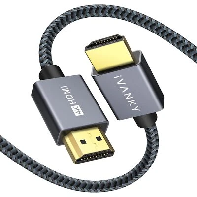 IVANKY Mini HDMI to HDMI Cable Adapter Converter 4K UHD High Speed HD HDMI A to Mini C