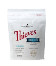Young Living Thieves Essential Oil Infused Cough Drops 30 count- Exp. 01/2026