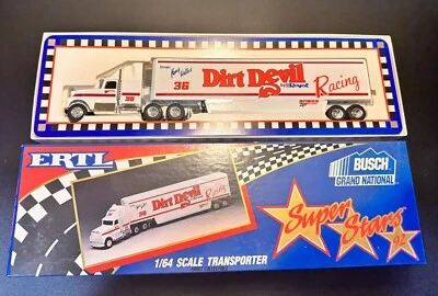 ERTL Vintage 1992 Ltd Ed. 1/64 #36 KENNY WALLACE DIRT DEVIL Hauler - Image 1 of 3