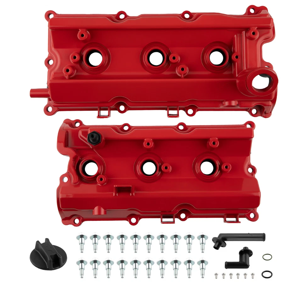 2x Upgrade Aluminum Valve Cover Kit for Infiniti FX35 G35 M35 Nissan 350Z 03-07 - Image 1 of 4