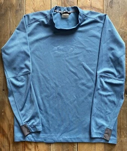 Vintage Salomon Motomesh Basisschicht langärmelig - blau - L - Made in Thailand - Bild 1 von 15
