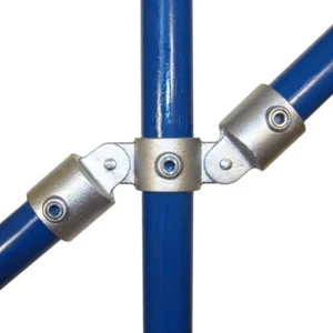 Abrazadera de llave 167-D48 - Abrazaderas de tubo de andamio doble en línea 48 mm 167 D 48 para - Imagen 1 de 2