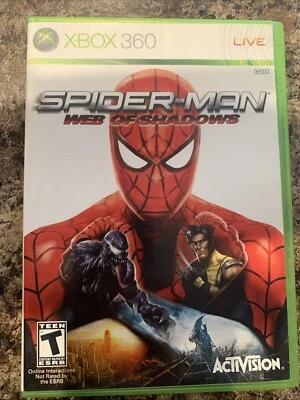 Spider-Man: Web of Shadows CIB (Microsoft Xbox 360, 2008) Free Shipping - Image 1 of 4