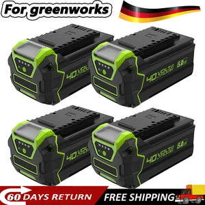 4X 29462 Für Greenworks 40V 8,0AH Akku Batterie G-MAX 29472 29727 22272 20302 - Bild 1 von 25