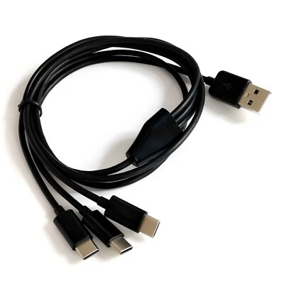 1m 3ft 3 in 1 type c usb charger cable for Samsung Galaxy S10 Note9 Moto G PS 5 - Image 1 of 4