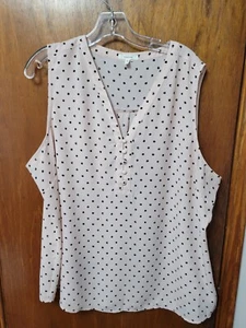 ๐ Soft Pink Business Office Attire Blouse By Maurices Sz 2X. Immaculate Condtn - Picture 1 of 9