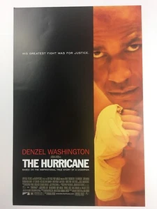 The Hurricane 1999 Mini Movie Poster roughly 11" X17" DENZEL WASHINGTON - Picture 1 of 10