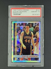1997 1997-98 Topps Chrome Refractor #137 Austin Croshere PSA 10 Gem Mint Pop 4