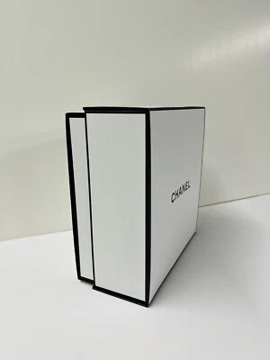 CHANEL Square Empty Gift Box Container. Approx Size 8.5"x8.5"x3.75"