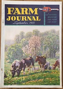 Vintage 'The Farm Journal', Vol. LIX, No. 9, Sept. 1935, Wilmer Atkinson Co. VF+ - Picture 1 of 7