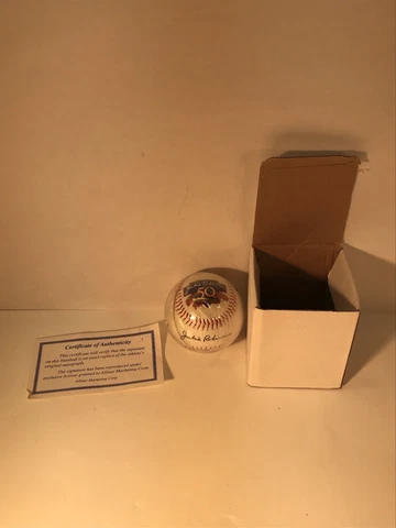 Jackie Robinson 50th Anniversary Logo Baseball w/COA, New And Sealed Cover