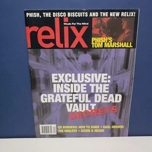 RELIX MAGAZINE MUSIC FOR THE MIND Apr May 2001 Phish Grateful Dead Disco Biscuit - Picture 1 of 7