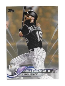 2018 Topps Series 2 CHARLIE BLACKMON Gold Parallel #to/2018 -ROCKIES- #431 - Picture 1 of 1