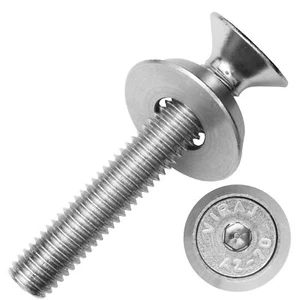 Senkkopfschrauben (ISK) & Rosetten (gedreht) - Edelstahl A2 / A1 - Senkschrauben - Picture 1 of 10