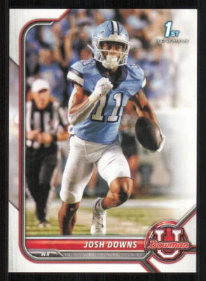 2022 Bowman University #50 Josh Downs - Image 1 of 2