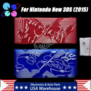 For Nintendo New 3DS (2015) Upper and Back Battery Housing Shell Case & Screws - Picture 1 of 5