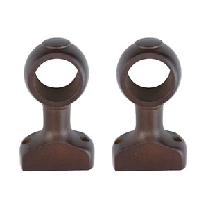 2-Pack Wood Curtain Rod HolderCurtain Rod Bracket Wood Curtain Rod Bracket fo... - Picture 1 of 6