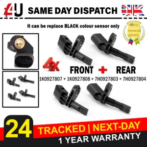4X ABS WHEEL SPEED SENSOR FOR AUDI VW VOLKWAGEN SEAT SKODA  FRONT REAR LEFT RIGH - Picture 1 of 12