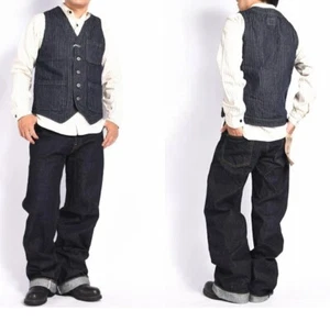 ONI DENIM ONI-222 Low Tension Selvedge Denim Super Wide Straight Baumwolle Herren - Bild 1 von 8
