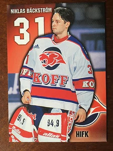 1999-00 Cardset Finland RC Niklas Backstrom Rare - Picture 1 of 2