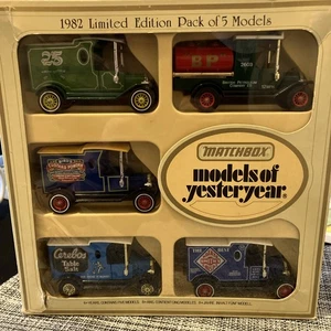 Lesney Pack Of 5 1912 Ford Model T Vans Matchbox Models Of Yesterday Year - Picture 1 of 2