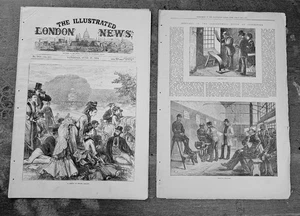 Illustrated London News June 27 1874 #1818 Vol 64 Pgs 598-620 w Supplement - Picture 1 of 15