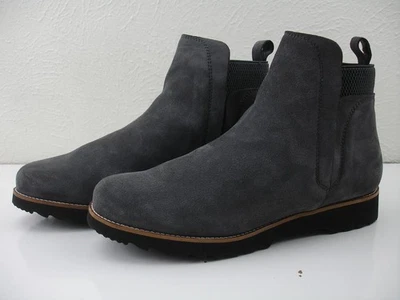 Botas impermeables para mujer 9,5 M Blondo Perla lluvia nieve gris gamuza cuero cuña Foto 1 de 4