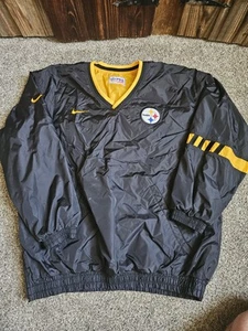 Chaqueta De Colección Nike Pro Line Steelers Reversible Para Hombre Talla L Deletrear Swoosh B11 - Imagen 1 de 15