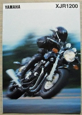 YAMAHA XJR1200 Motorcycle Sales Brochure 1995   3MC-01070230-95UK - Image 1 of 4
