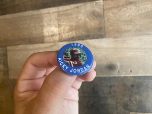 Prendedor Ricky Jordan De Colección 1990 Pinback MLB Gorra de Béisbol Gorra Botón Foto Filis - Imagen 1 de 3