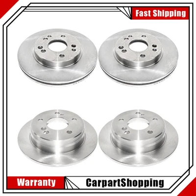 Fits 1986~1987 Mercedes-Benz 190E 4X Front Rear DuraGo Disc Brake Rotor - Image 1 of 4