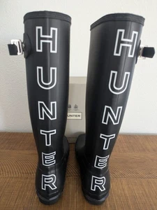 New HUNTER ORIGINAL TALL BACKSTRAP 9US Women's Waterproof Outdoor Boot NEW - Picture 1 of 10