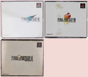 FINAL FANTASY 7 8 9 VII VIII IX FF Lot 3 Set Sony PS1 Playstation1 Japan Ver. - Picture 1 of 6