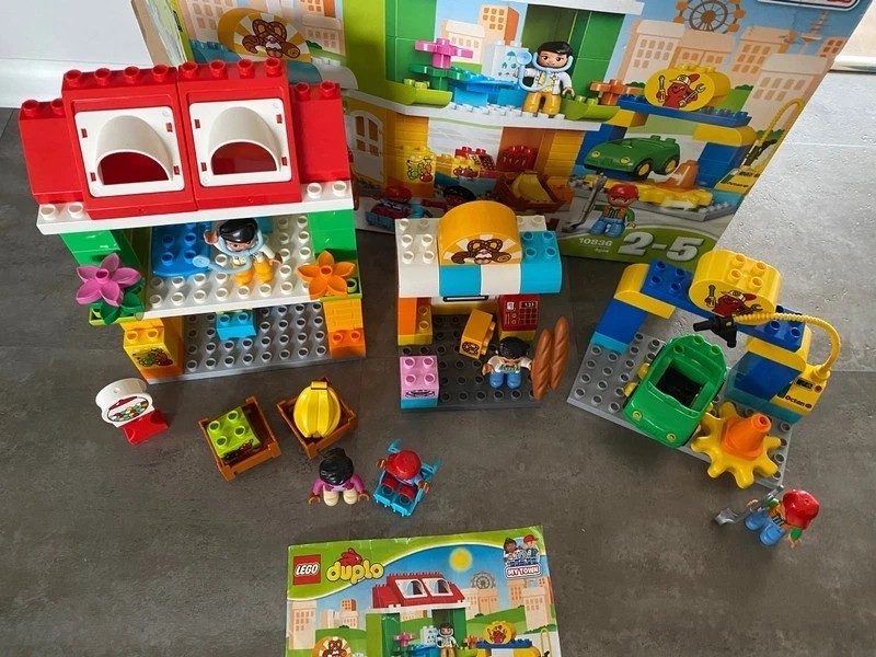 Lego Duplo Stadtviertel 10836 Werkstatt Bäcker Gemüsehändler Augenarzt Wohnung - Bild 1 von 4