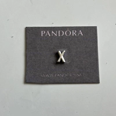 Authentic Pandora 🌟 Mini Petite Floating Locket 🌟 Letter X 🌟  P2 S925 ALE - Image 1 of 3