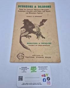 Vintage Dungeons & Dragons Vol. 2 – Monsters & Treasure (TSR, 1974) - Picture 1 of 5