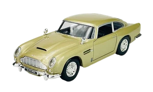 MODELO DE METAL FUNDIDO A PRESIÓN MOTORMAX ASTON MARTIN DB5 DORADO 1:24 NUEVO EN CAJA - Imagen 1 de 6