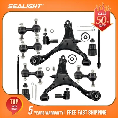 12x Control Arm Stabilizer Bar Link Tie Rod End for Honda Civic 01-05 1.3L 1.7L - Image 1 of 4