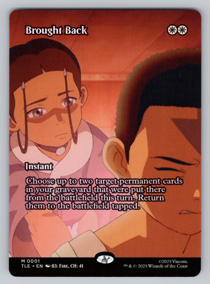 Brought Back Borderless - MTG Avatar: The Last Airbender TLA - Image 1 of 1