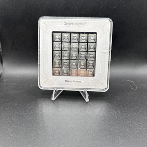 Geiger Edelmetalle 25x1g 25 Gramm 0,9999 Silber "MULTICARD" im versiegelten Assay - Bild 1 von 6