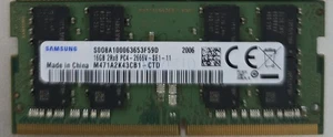Samsung 16GB DDR4-2666 PC4-21300 2Rx8 SODIMM Laptop Memory RAM M471A2K43CB1-CTD - Picture 1 of 1