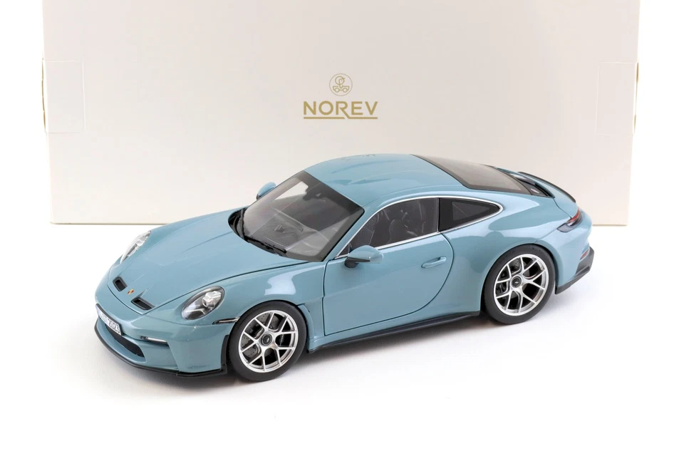 1 18 Norev Porsche 911 992 S/T Coupé 2023 Meisenblau 187470