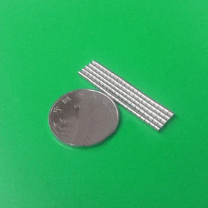 100pcs 1mm x 1mm N50 Round Super Strong Disc Rare-Earth Neodymium Magnets - Picture 1 of 1