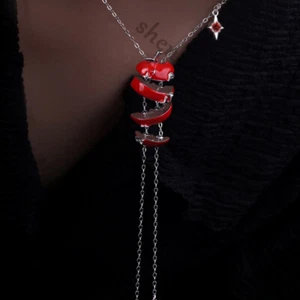 Anime Amor y Espacio Profundo Caleb Manzana Collar Colgante Adorno Cospaly Dibujos Animados - Imagen 1 de 6